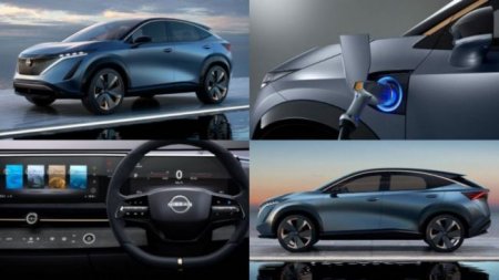Nissan показал концептуальный Ariya EV на рендерах - «Новостной Автоблогер»