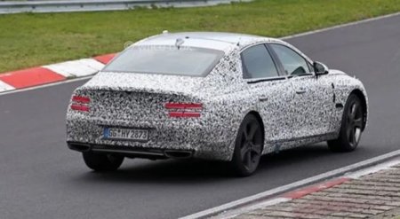 Новый Genesis G80 замечен фотошпионами на Нюрбургринге - «Новостной Автоблогер»