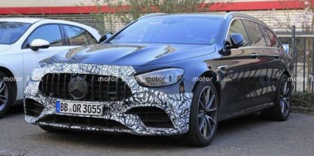 Новый Mercedes-AMG E63 Wagon заметили почти без камуфляжа - «Новостной Автоблогер»