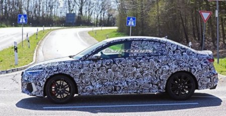 Новый седан Audi RS3 впервые вышел на тесты - «Новостной Автоблогер»