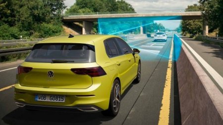 Новый Volkswagen Golf научили общаться с соседями по потоку - «Новостной Автоблогер»