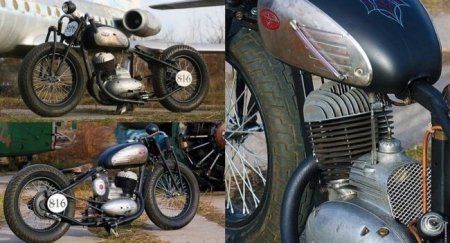 Показан боббер на базе старой Jawa 350 - «Новостной Автоблогер»