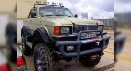 Сеть удивил брутальный внедорожник из «Волги» ГАЗ-3102 - «Новостной Автоблогер»