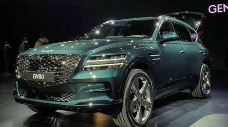 В люксовом кроссовере Genesis GV80 появится 3D-дисплей будущего - «Новостной Автоблогер»