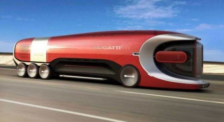 В Сети показали футуристичный грузовик Bugatti - «Новостной Автоблогер»
