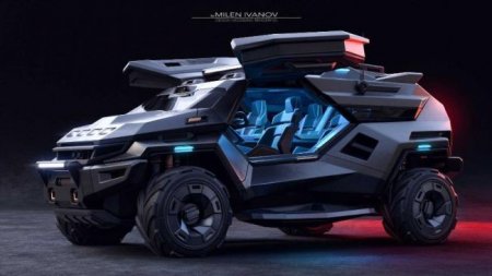 Внедорожник Bonkers Armortruck выглядит как космолет - «Новостной Автоблогер»
