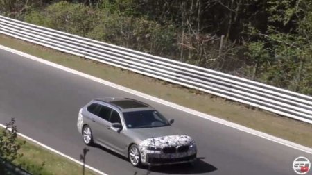 Дрифт будущего универсала BMW 5-серии поймали на Нюрбургринге - «Новостной Автоблогер»