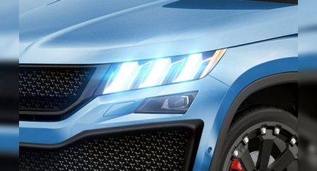 Интересный рендер кросс-купе Skoda Kodiaq Blue Spark - «Новостной Автоблогер»