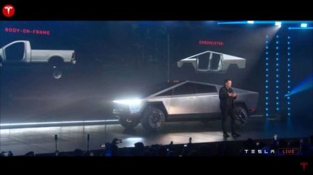 Электрический пикап Tesla Cybertruck Wades Deep Water сможет плавать в воде - «Новостной Автоблогер»