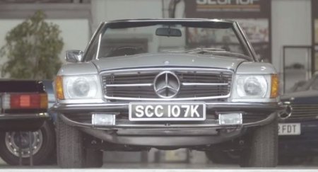 Классический Mercedes-Benz SL переделали в электрокар - «Новостной Автоблогер»