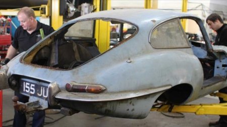Найденному в гараже Jaguar E-Type вернули былую славу - «Новостной Автоблогер»