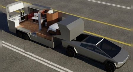 Пикапа Tesla Cybertruck еще в продаже нет, но автодом уже придумали - «Новостной Автоблогер»