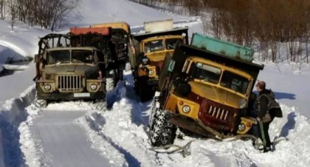 Почему на Севере рабочие грузовики бросают прямо на дорогах - «Новостной Автоблогер»