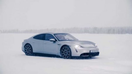 Porsche Taycan проверили в снегах Лапландии - «Новостной Автоблогер»