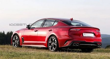 Представлены первые изображения нового Kia Stinger - «Новостной Автоблогер»