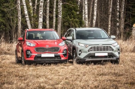 Сравнительный тест Toyota RAV4 и Kia Sportage: Езда по бездорожью и в городе - «Новостной Автоблогер»