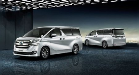 Toyota отделала вэны Alphard и Vellfire «золотом» - «Новостной Автоблогер»