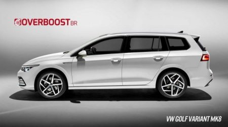В интернете показали VW Golf поколения Mk8 в кузове универсал - «Новостной Автоблогер»