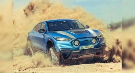 В Сети показали внедорожную версию электрического кроссовера Ford Mustang Mach-E - «Новостной Автоблогер»