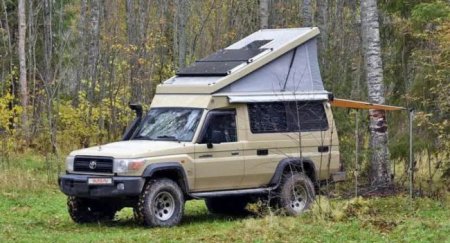 В Сети продается Toyota Land Cruiser 70, переоборудованный в кемпер - «Новостной Автоблогер»
