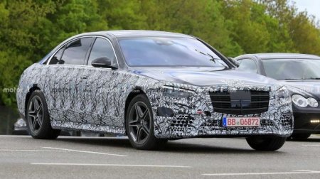 Будущий Mercedes S-Class поймали с минимумом камуфляжа - «Новостной Автоблогер»
