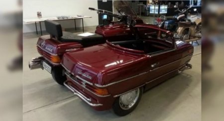 Дизельный мотоцикл с АКПП, собранный из Mercedes-Benz W123 - «Новостной Автоблогер»