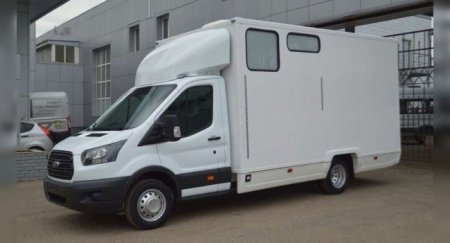 Ford переоборудовал Transit в фургон для перевозки лошадей - «Новостной Автоблогер»