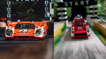 Исторические кадры гонок Porsche повторили с помощью Lego - «Новостной Автоблогер»