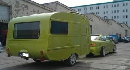 Как немцы тюнингуют старые ГДРовские туристические прицепы - «Новостной Автоблогер»