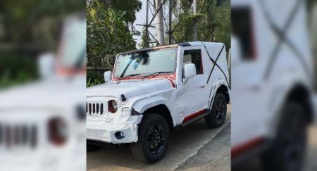 Mahindra Thar 2020 года появился на шпионских снимках - «Новостной Автоблогер»