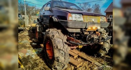 На Авито продается вездеход из ВАЗ-2109 и УАЗа за 200 тыс. руб - «Новостной Автоблогер»