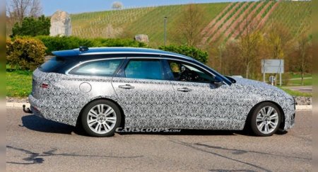 Обновленный Jaguar XF Sportbrake вновь заметили на тестах - «Новостной Автоблогер»