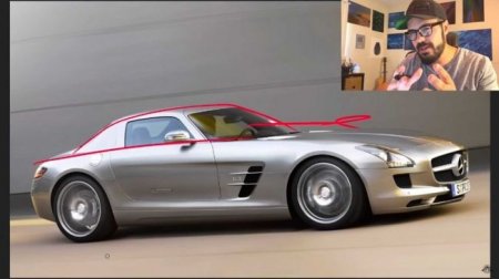Обновлённый Mercedes SLS AMG превратили в пикап - «Новостной Автоблогер»