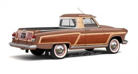 Появились изображения пикапа ГАЗ-21 в стиле Woody - «Новостной Автоблогер»