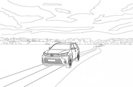 Российская Toyota сделала раскраски со всеми моделями - «Новостной Автоблогер»