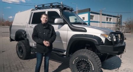 УАЗ на миллион: мастера построили супер пикап с двигателем V8 - «Новостной Автоблогер»