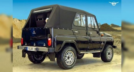 В Сети вспомнили о проекте Taigah Cabrio на базе УАЗ «Хантер» - «Новостной Автоблогер»
