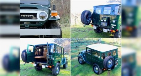 Восстановленный Toyota Land Cruiser FJ40 получил ряд доработок - «Новостной Автоблогер»
