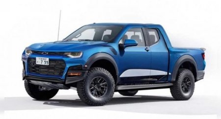 Chevy Camaro на новом рендере превратился в мускулистый пикап - «Новостной Автоблогер»