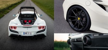 Ferrari F8 Tributo всесторонне улучшен в бюро Novitec - «Новостной Автоблогер»