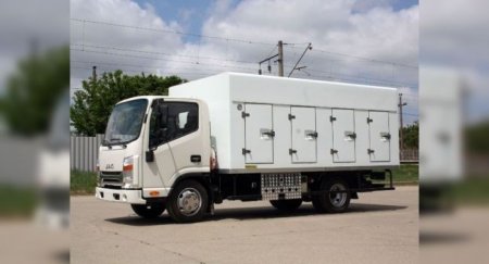 Изотермические фургоны получили шасси JAC N56 - «Новостной Автоблогер»