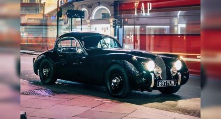 Классический Jaguar XK120 подключили к розетке - «Новостной Автоблогер»