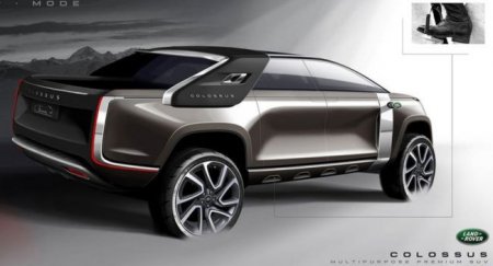 Land Rover Colossus как сочетание преимуществ пикапа и внедорожника - «Новостной Автоблогер»