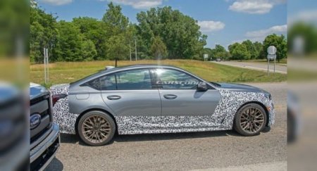 Обновленный Cadillac CT5-V замечен во время испытаний - «Новостной Автоблогер»