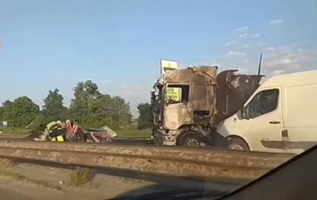 Появилось видео с места смертельного ДТП на трассе Киев-Чернигов - «ДТП»