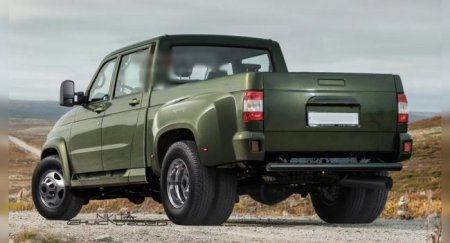 Показали изображения “тяжёлого” УАЗ Пикап - «Новостной Автоблогер»