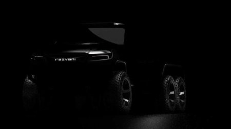 Показали тизеры шестиколесного Rezvani Hercules 6×6 - «Новостной Автоблогер»