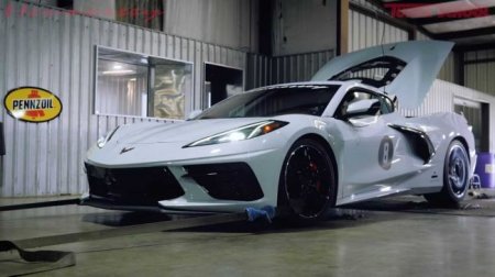 Послушайте новое звучание Chevrolet Corvette C8 с выхлопом от Hennessey - «Новостной Автоблогер»