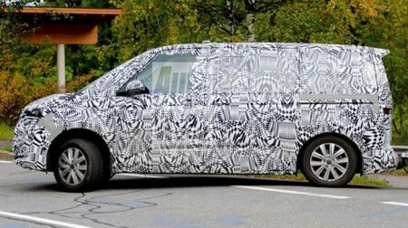Прототип Volkswagen Transporter T7 вновь вышел на тесты - «Новостной Автоблогер»