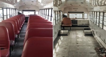 Романтика в доме на колесах из школьного автобуса - «Новостной Автоблогер»